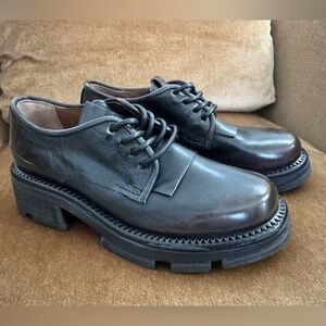 NEW AS98 37 /FITS 7-7.5 SMOKE LAYTON LOAFER. NO FLAWS.